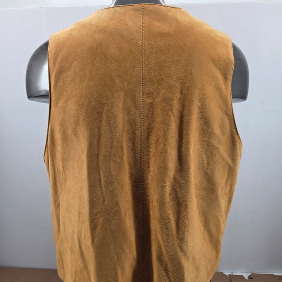 Willis & Geiger Outfitters Mens Vest Suede Leather Jacket Classic Western XL T - Picture 2 of 12